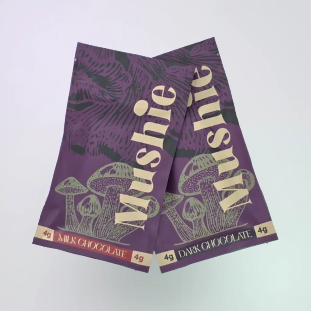 Mushie Microdosing Chocolates | 4g Total | Precision-Dosed Chocolate Bars - Image 1