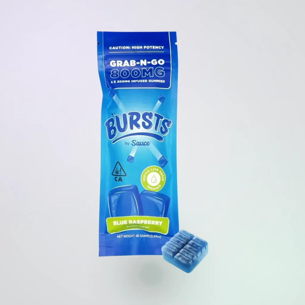 Bursts Gummies | 800mg | 4 × 200mg Pieces