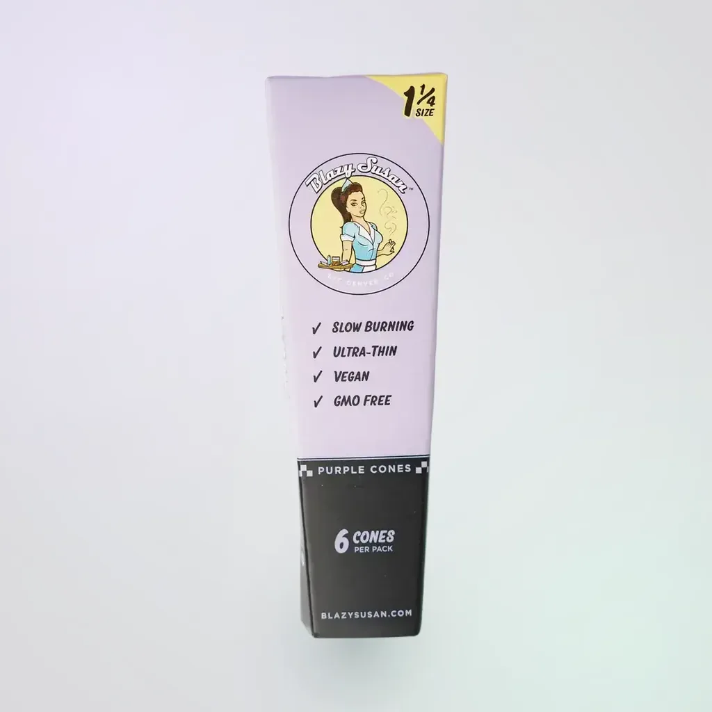 Blazy Susans Ultra Thin Rice Pre Rolled Cones 1 1/4 Size
