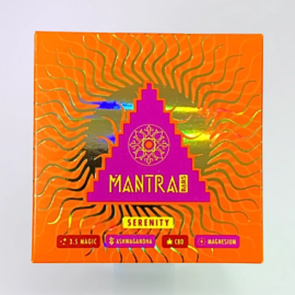 Mantra Serenity Chocolate Bar | 3.5g | 16 Pieces - Image 1