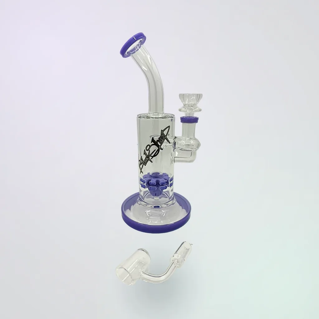 Handcrafted Black Sheep Glass Water Pipe 13” - #1142