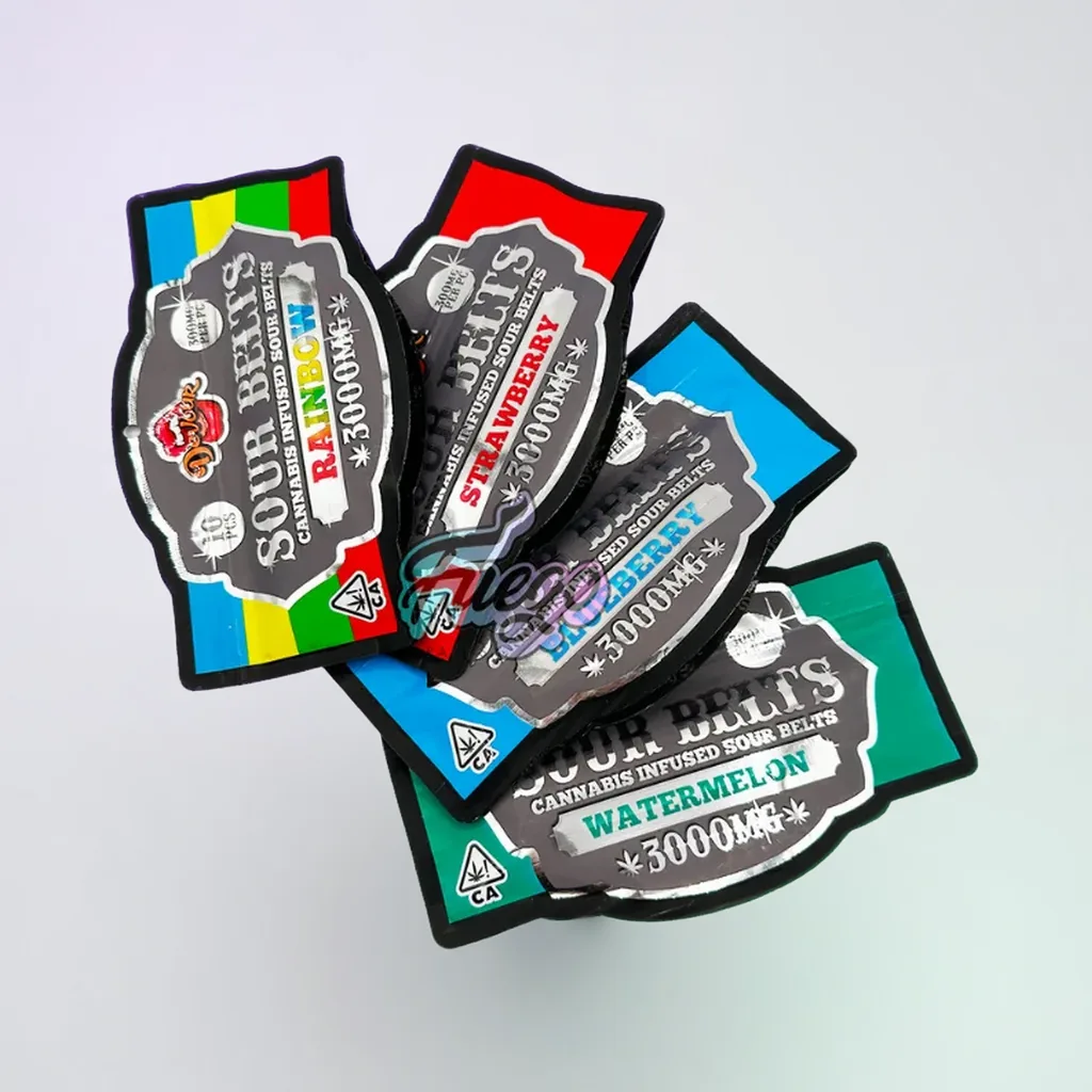Cannabis Infused Sour Belts 3,000mg